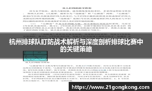 杭州排球队盯防战术解析与深度剖析排球比赛中的关键策略