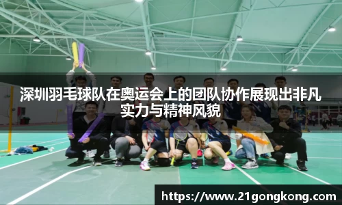 深圳羽毛球队在奥运会上的团队协作展现出非凡实力与精神风貌